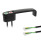 GN 422 Cabinet U-Handles, Zinc die casting, with Electrical Switching Function / with Indicator Light , with Two Function Elements Function element 1: LK - Indicator light LED, red / green (bi-color) (no switching function)
Function element 2: LK - Indicator light LED, red / green (bi-color) (no switching function)
Connection type: K2 - Cable, end open, 2 m
Finish: SW - Black, RAL 9005, textured finish