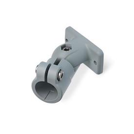 GN 282.9 Swivel Clamp Connector Joints, Plastic Color: GR - Gray, RAL 7040, matt finish<br />x<sub>1</sub>: 40