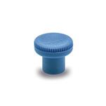 Knurled knobs, Detectable, FDA Compliant Plastic