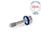 GN 1582 Screws, Stainless Steel, with Recessed Stud for Loss Protection, Hygienic Design Finish: MT - Matte finish (Ra < 0.8 µm)
Material (sealing ring): H - HNBR