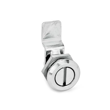 Loquets GN 115.1: Zinc moulé sous pression, petit modèle, avec / sans serrure