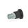 GN 822.6 Mini Indexing Plungers, Steel, with and without Rest Position Type: C - With rest position