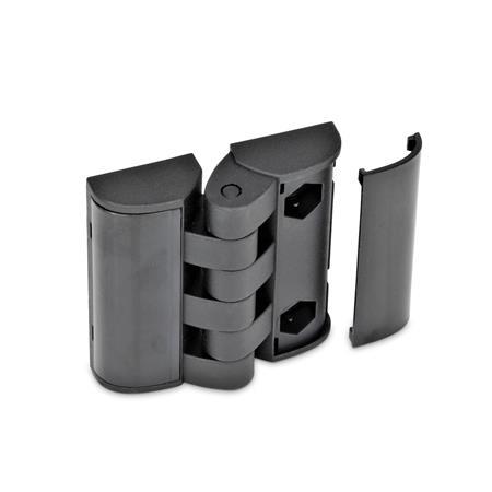 Hinges GN 151.3: Plastic, with Cover