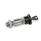 GN 814 Stainless Steel Indexing Plungers, Lockable Type: EK - Front and rear locking, with lock nut
