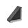 GN 30b Winkel, Aluminium, für Aluprofile (b-Baukasten), mit Zubehör Form: C - mit Befestigungsset und Abdeckkappe
Oberfläche (Winkel): AB - blank
Größe: 30x60/40x80/45x90