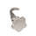 GN 115.8 Hook-Type Latches, Stainless Steel, with Operating Elements Type: SG - With star knob
Material: N - Stainless steel
Identification no.: 1 - Without latch bracket