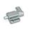 GN 722.3 Spring Latches with Flange for Surface Mounting, Parallel to the Plunger Pin Type: R - Right indexing cam
Finish: ZB - Zinc plated, blue passivated