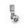 GN 515 Chiusure, acciaio INOX, con corpo di contenimento esteso, funzionamento con chiave a tubo Tipo: DK - con triangolo