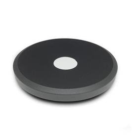 GN 9234 Handwheels, Aluminum, Powder Coated, for Linear Actuators Type: A - Without handle<br />Finish: SW - Black, RAL 9005, textured finish<br />d<sub>2</sub>: 80...100 - Disk handwheel