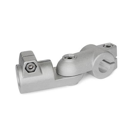 GN 288 Swivel Clamp Connector Joints, Aluminum Type: S - Stepless adjustment
Finish: BL - Plain finish, matte shot-plasted
