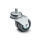 GN 22870 Light Duty Casters, Wheel Tread Rubber, Wheel Core Polypropylene, Double Wheel Version Bearing type: G - Friction bearing
Type (bracket): G - Swivel bracket with threaded stud
Coding: D - Double wheel version