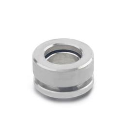 GN 6319.1 Spherical Washers / Dished Washers, Combined, Stainless Steel 