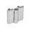GN 237 Hinges, Zinc Die Casting / Aluminum Material: ZD - Zinc die casting
Type: C - 2x2 threaded studs
Finish: CR - Chrome plated
