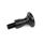 GN 75 Mushroom Shaped Knobs, Steel Type: E - With threaded stud