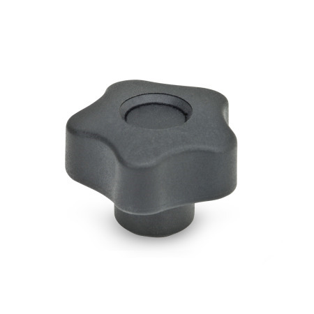 Volantini di serraggio a stella GN 5337.2: Plastica, boccola filettata in ottone, autoestinguente