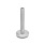 GN 31 Piedini di livellamento, acciaio INOX, con disco antiscivolo Tipo (base): B1 - Finitura matt da sabbiatura, fondo in gomma, colore nero
Versione (vite): U - Senza dado, esagono interno in alto e sede per chiave in basso