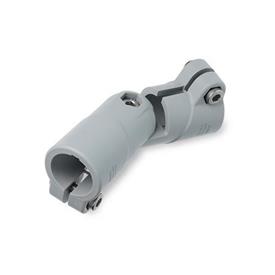 GN 286.9 Noix de serrage articulées, plastique Couleur: GR - Gris, RAL 7040, finition mat