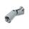 GN 286.9 Swivel Clamp Connector Joints, Plastic Color: GR - Gray, RAL 7040, matt finish