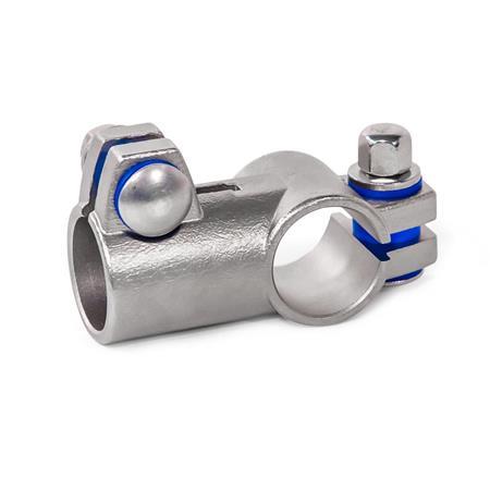 GN 192.5 T-Angle Connector Clamps, Stainless Steel Type: B - With seals