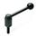 GN 312 Safety Tension Levers, Steel, with Threaded Stud, Push to Engage Type: E - Angled lever