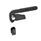 GN 852.1 Latch Type Toggle Clamps, Steel, Heavy Duty Type Type: TS - For welding, without square U-bolt, with catch
