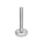 GN 31 Patas de nivelación, acero inoxidable, con base de caucho Tipo (base): B2 - granallado mate, caucho engastado, blanco
Versión (tornillo): T - sin tuerca, cara para llave de apriete en la parte inferior