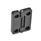 GN 222 Hinges with 4 Indexing Positions, Plastic Type: EH - 2x2 bores for hexagon screws