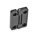 Hinges with 4 Indexing Positions, Plastic