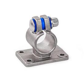 GN 146.5 Stainless Steel Flanged Connector Clamps Type: B - With seals