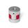 GN 2241 Acoplamientos de garra de elastómero con tornillo prisionero Código de orificio: K - con chavetero (desde d°°1°° = 30)
Dureza: RS - 98 Shore A, rojo