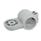 GN 278.9 Swivel Clamp Connectors, Plastic Type: OZ - Without centring step (smooth)
Color: GR - Gray, RAL 7040, matt finish