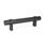 GN 333.3 Tubular Handles with Movable Handle Legs Finish: SW - Black, RAL 9005, textured finish