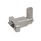 GN 724.2 Spring Latches, Steel / Stainless Steel, with Chamfered Pin, with Flange for Surface Mounting Identification no.: 2 - Chamfer, bottom
Type: A - Latch arm position perpendicular to the flange
Material / Finish: NI - Stainless steel precision casting