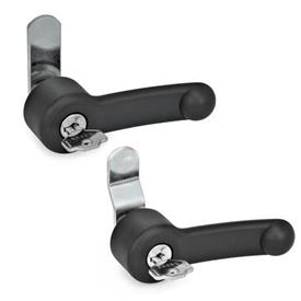 GN 623.1 Latches with Handle Form: SL - Lockable by anti-clockwise turn