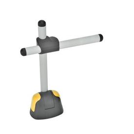 GN 177 Universal Work Holding and Positioning Fixtures, Plastic Color of the cover cap: DGB - Yellow, RAL 1021, shiny finish