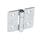 GN 136 Sheet Metal Hinges, Square or Vertically Elongated Material: ST - Steel
Type: C - With countersunk holes