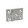 GN 237.3 Heavy Duty Hinges, Stainless Steel, Horizontally Elongated Type: A - With Bores for Countersunk Screws
Finish: GS - Matte shot-blasted finish
Hinge wings: l3 ≠ l4 - elongated on one side