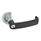 GN 119.3 Latches with Cabinet U-Handle Type: VDE - With double bit
Finish: SW - Black, RAL 9005, textured finish