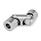 DIN 808 Universal Joints with Friction Bearing, Stainless Steel Material: NI - Stainless steel
Bore code: B - Without keyway
Type: DG - Double, friction bearing