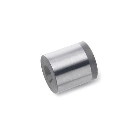 Boutons à billes GN 249.1: Acier, pour poussoirs à ressort