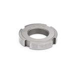 Slotted Locknuts, Stainless Steel