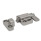 GN 724.3 Spring Latches, Steel / Stainless Steel, with Chamfered Pin, with Flange for Surface Mounting Type: L - left indexing cam
Chamfered pin identification no.: 1 - Chamfer, top
Material / Finish: NI - Stainless steel precision casting
Catch identification no.: 2 - With catch