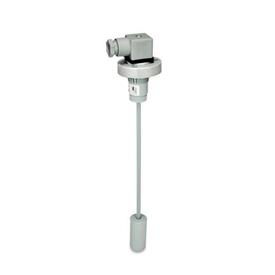 GN 848 Float Switch for Level Monitoring Type: B - With mounting flange