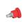 GN 822 Mini Indexing Plungers, Steel / Stainless Steel, Covered Indexing Mechanism, with Red Knob Material: NI - Stainless steel
Type: B - Without rest position
Color: RT - Red, RAL 3000