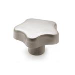 Star Knobs, Stainless Steel AISI 316L