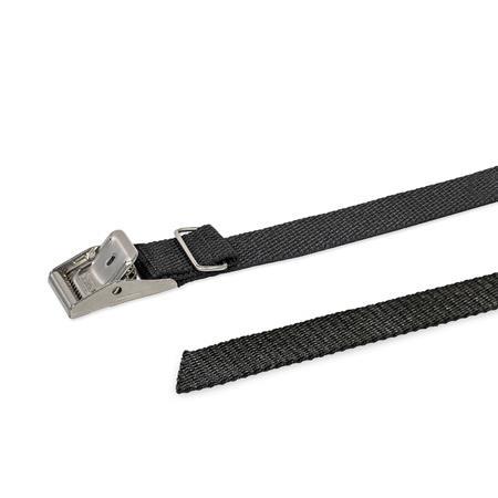 Tension Straps GN 1110: Buckle Steel / Stainless Steel, Strap Plastic, Single Part