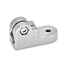 GN 275 Swivel Clamp Connectors, Stainless Steel Material: NI - Stainless steel<br />Identification No.: 2 - With stainless steel socket cap srew DIN 912