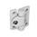 GN 233 Hinges, Plastic, with Adjustable Friction Color: WS - White, RAL 9002, matte finish