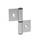 GN 2294 Scharniere, aushängbar, für Aluminiumprofile / Flächenelemente Form: A - Scharnierflügel außenliegend
Kennzeichen: C - mit Senkbohrungen
l<sub>2</sub>: 82