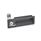 GN 731.2 Latches with Gripping Tray, Plastic, with Latch Arm Steel, Operation with Socket Key / Key Type: SC - With key (same lock)
Identification no.: 1 - Operation in the illustrated position, at the top left